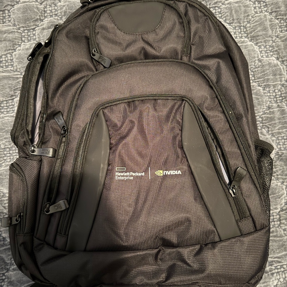 Black Backpack with Padded Straps and Modern Design
